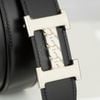 Thắt lưng Hermès Buckle H Curb in Silver Palladium Togo/Boxcalf size 95