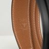 Thắt lưng Hermès Buckle H Curb in Silver Palladium Togo/Boxcalf size 95