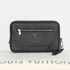 Clutch Louis Vuitton Pavel Noir Taiga size 25