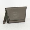 Clutch Hermès Novapolis Olive Evercolor size 28
