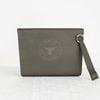 Clutch Hermès Novapolis Olive Evercolor size 28