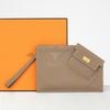 Clutch /Pouch Hermès Kelly Pocket To Go Etoupe Epsom (Unisex)