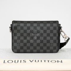 Túi đeo chéo Louis Vuitton Studio Messenger Onyx Damier Infini size 23