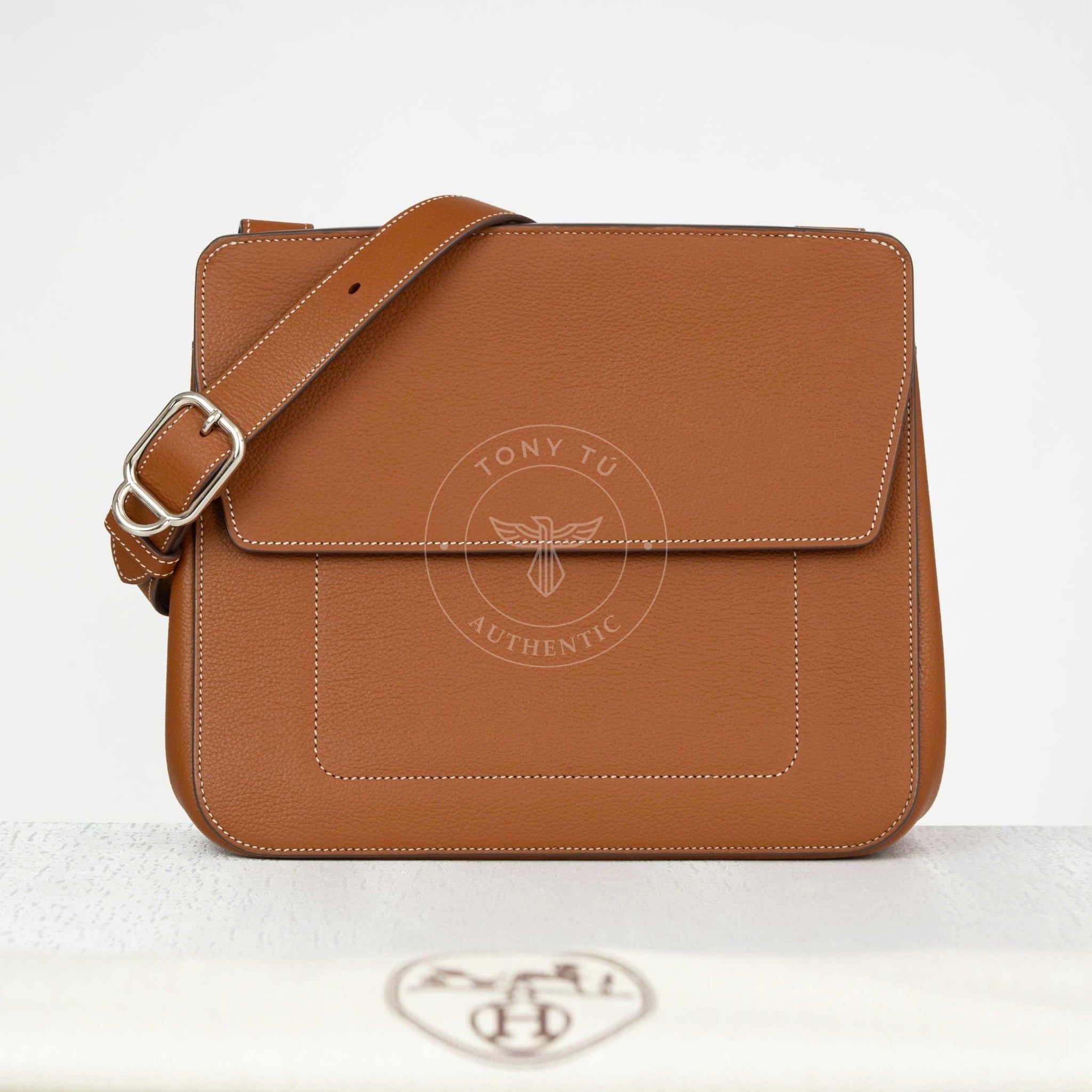 Túi Hermès Mali-Selle PM Veau Gold Togo size 28