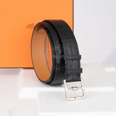 Thắt lưng Hermès Etrivière Porosus Crocodile size 88