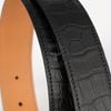 Thắt lưng Hermès H au Carré in Silver Palladium - Crocodile Porosus size 85