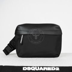 Túi Dsquared2 Bumbag Calfskin/Nylon in Black