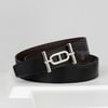 Thắt lưng Hermès H Ancre Reversible Boxcalf/Togo (Đen/Nâu) size 90