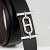 Thắt lưng Hermès H Ancre Reversible Boxcalf/Togo (Đen/Nâu) size 90