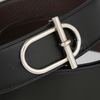 Thắt lưng Hermès H Ithaque Silver Reversible Box Calf/Togo (Đen) size 90