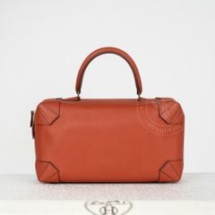 Túi/Clutch Hermès Maxibox 29 Sanguine Barenia size 29