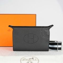 Túi đeo Hermès Videpoches Noir Veau Togo size 27