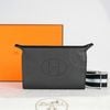 Túi đeo Hermès Videpoches Noir Veau Togo size 27