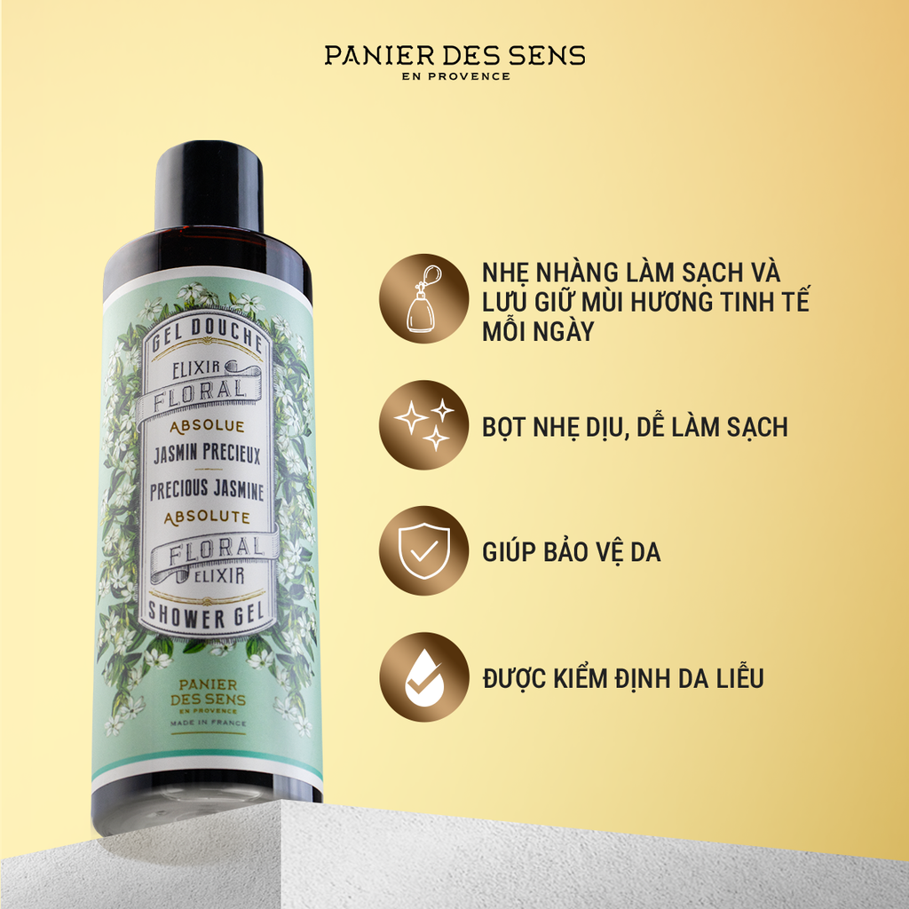 Sữa tắm hương hoa nhài – PDS Absolutes Shower Gel Precious Jasmine 250ml