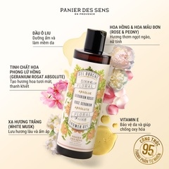 Sữa tắm hương nước hoa phong lữ hồng – PDS Absolutes Shower Gel Rose Geranium 250ml