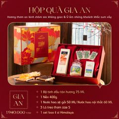 HỘP QUÀ GIA AN: Hương thơm an lành chăm sóc không gian – Ủ ấm những khoảnh khắc sum vầy