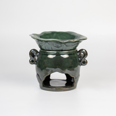 Đèn xông tinh dầu gốm Lá sen