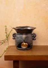 Đèn xông tinh dầu gốm Lá sen