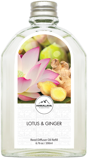 Tinh dầu tán hương Refill (Bổ sung) Lotus & Ginger 200ml
