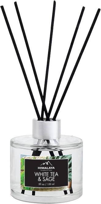 Bộ tinh dầu tán hương Himalaya White Tea & Sage