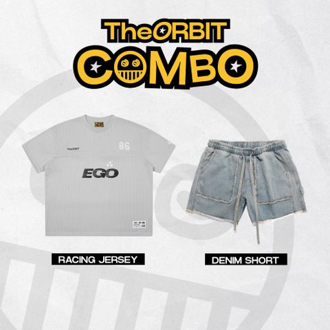  COMBO RACING JERSEY + DENIM SHORT ORBIT 