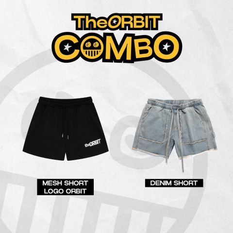  COMBO Mesh Short Logo ORBIT+ Denim Short 