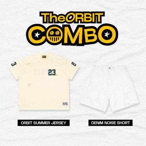  COMBO Summer Jersey + NOISE SHORT WHITE 
