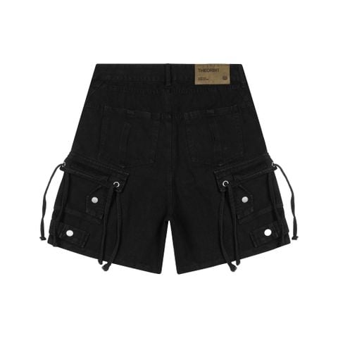  STRAP DENIM SHORT 