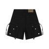 STRAP DENIM SHORT