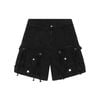 STRAP DENIM SHORT