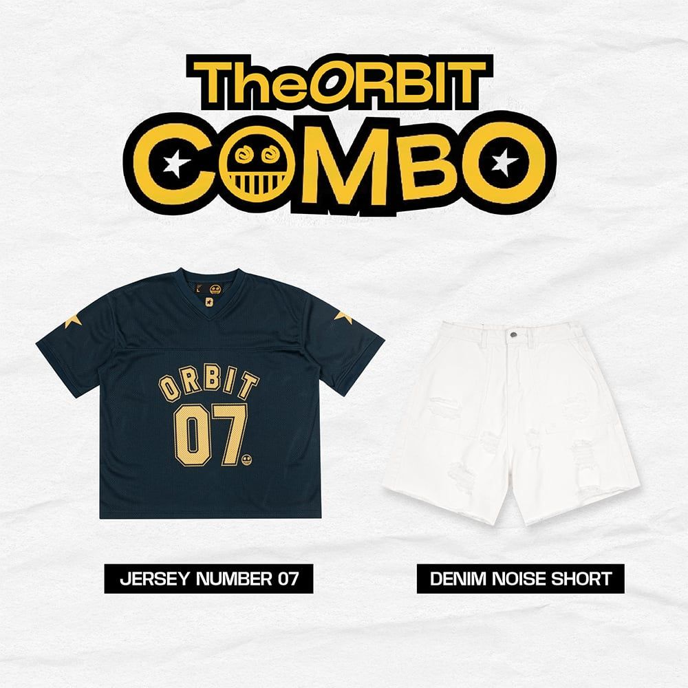 COMBO JERSEY NUMBER 07 + NOISE SHORT WHITE