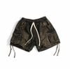 Track Short Black Brown Wash