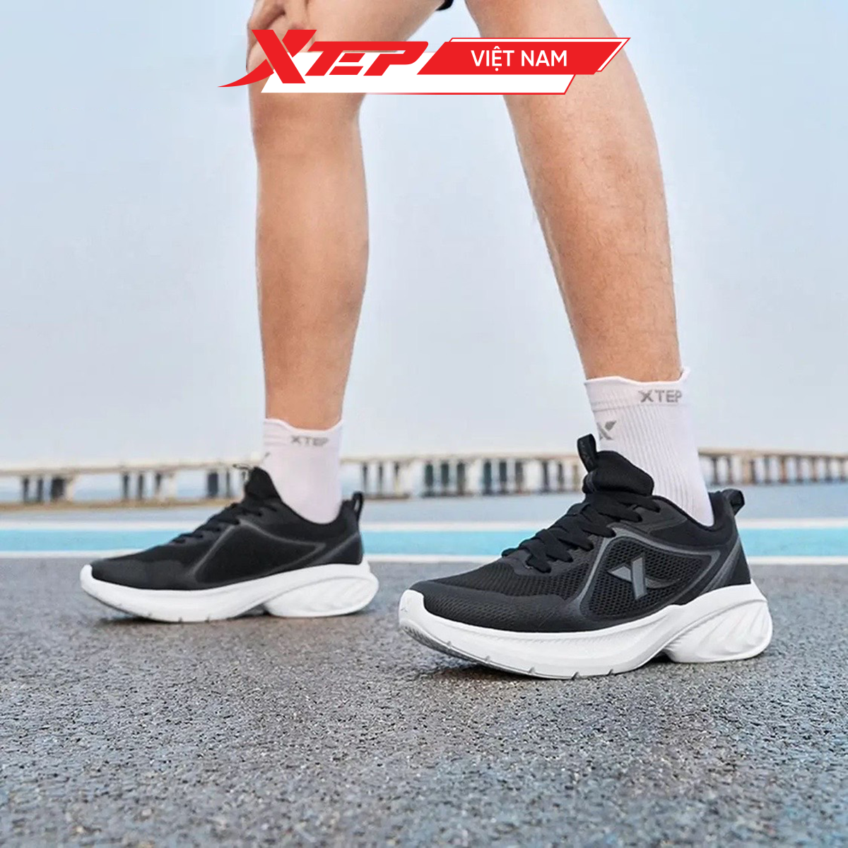  Giày Chạy Bộ Nam Xtep 874119110073(OL) 