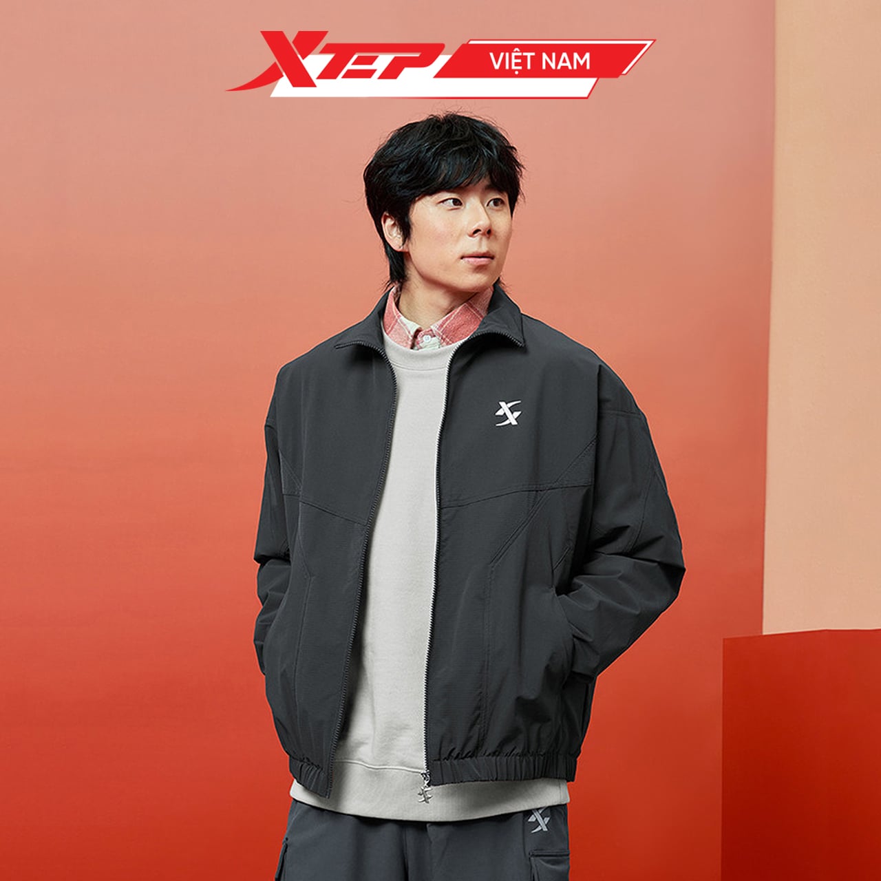  Áo Khoác Thể Thao Nam Xtep 975129150495 