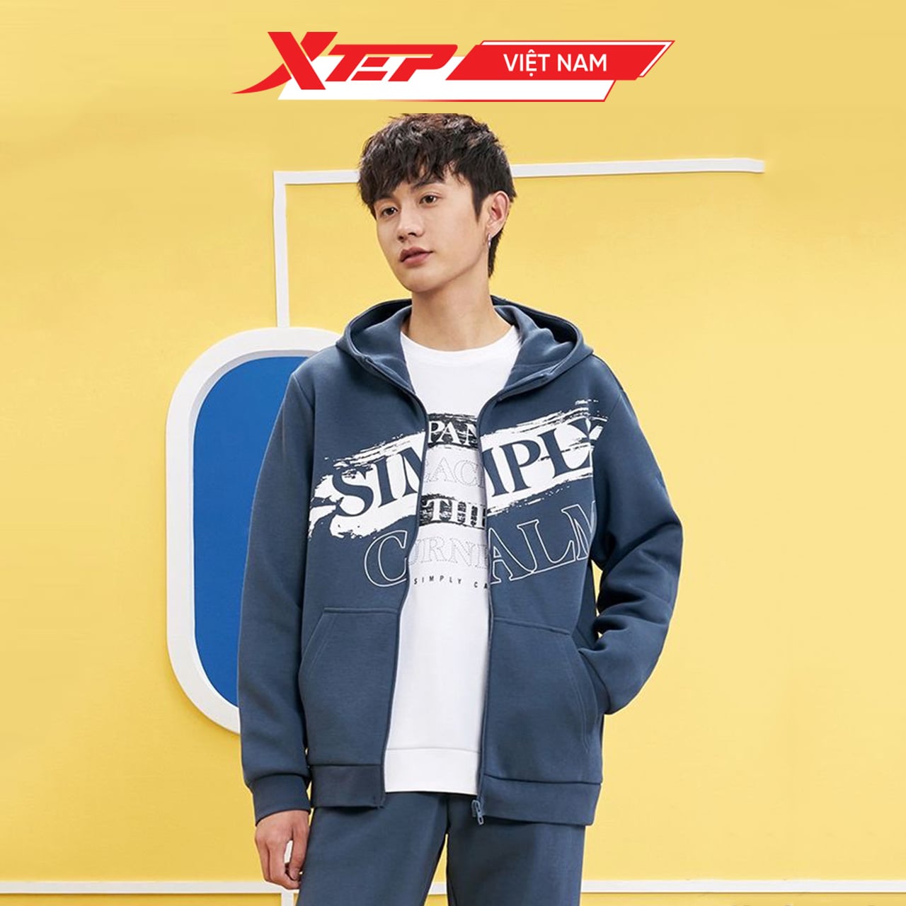  Áo Khoác Nỉ Thể Thao Nam Xtep 977129940165 