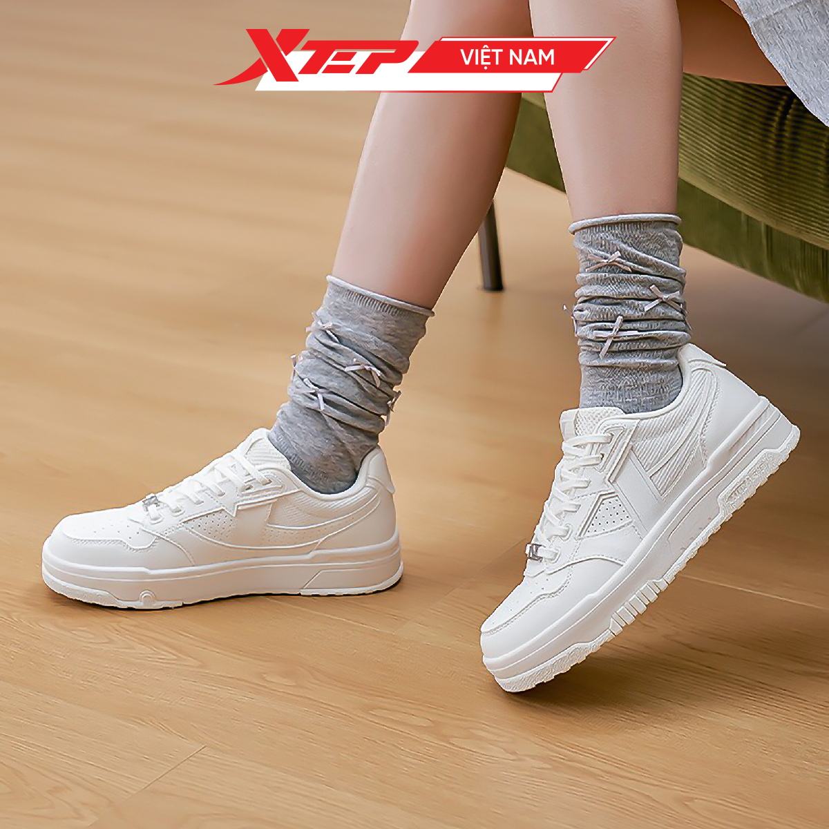  Giày Sneaker Nữ Xtep 974218310054 