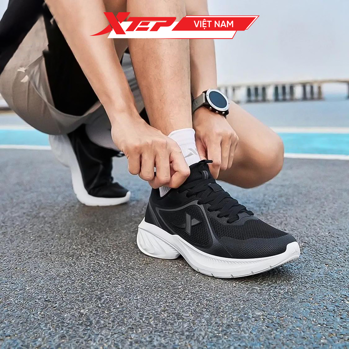 Giày Chạy Bộ Nam Xtep 874119110073(OL) 