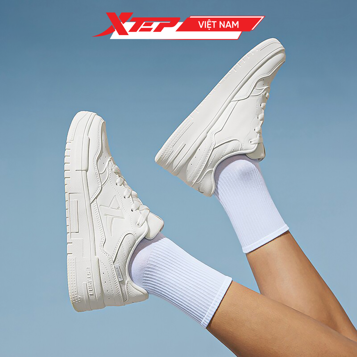  Giày Sneaker Nữ Air Force One 2.0 Xtep 876318310030 (OL) 