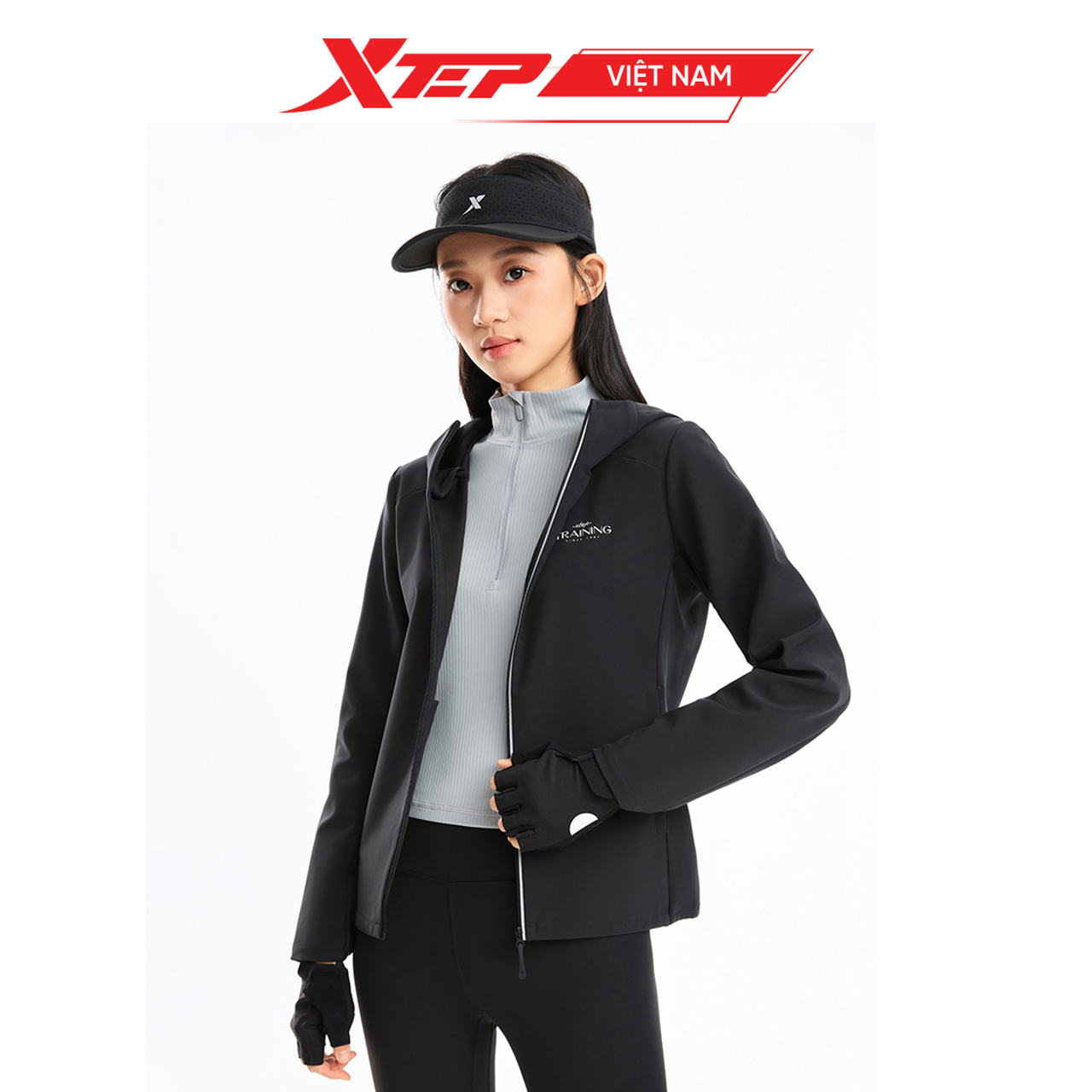  Áo Khoác Thể Thao Nữ Xtep 8753283C0045 