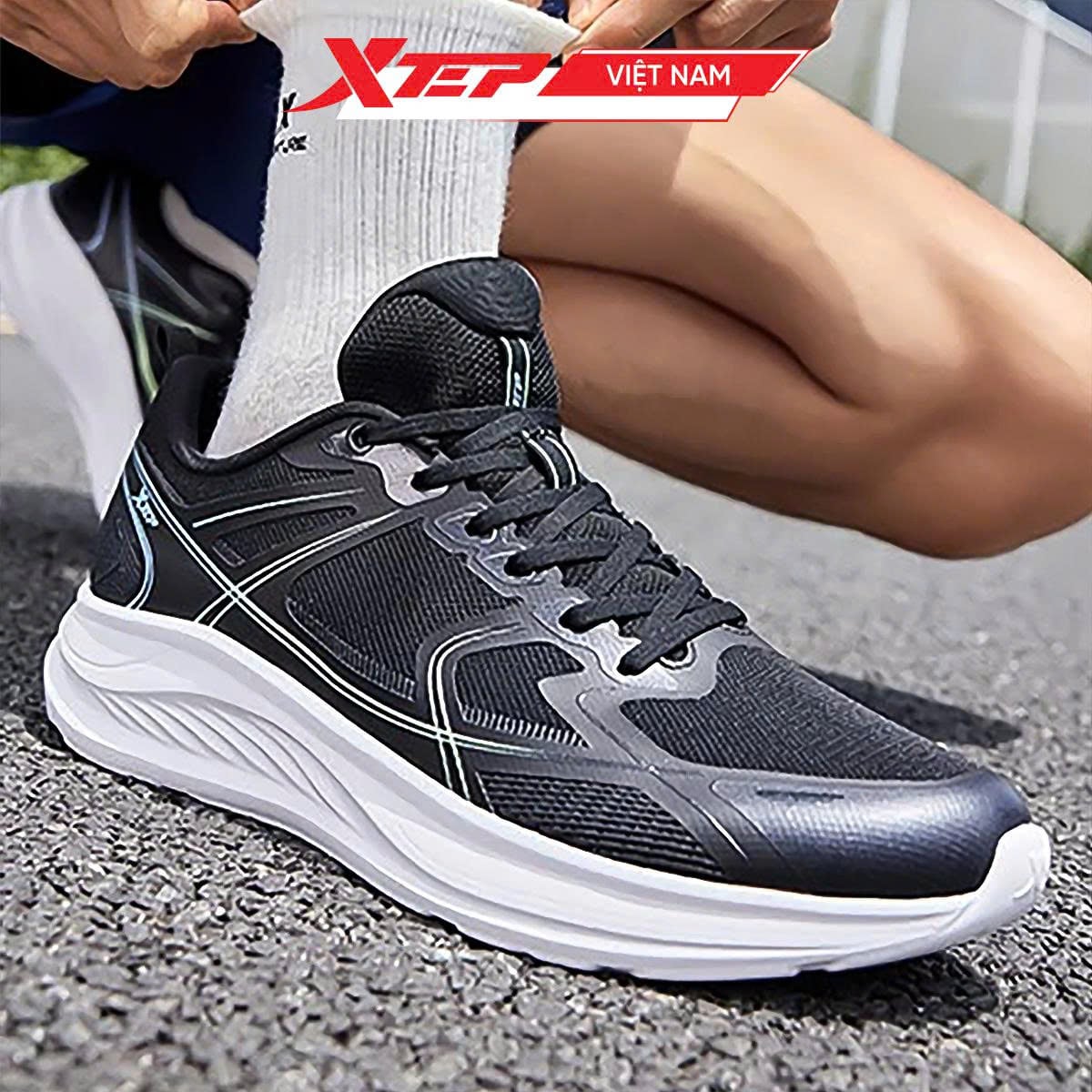  Giày Chạy Bộ Nam Xtep 874219110074(OL) 