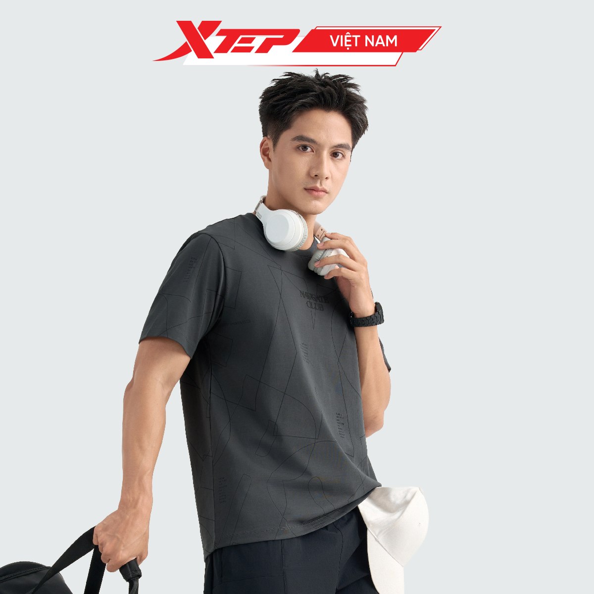  Áo Thun Thể Thao Nam Xtep 974229010086 