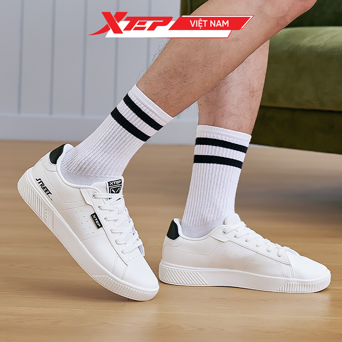  Giày Sneaker Nam Xtep 974219310058 