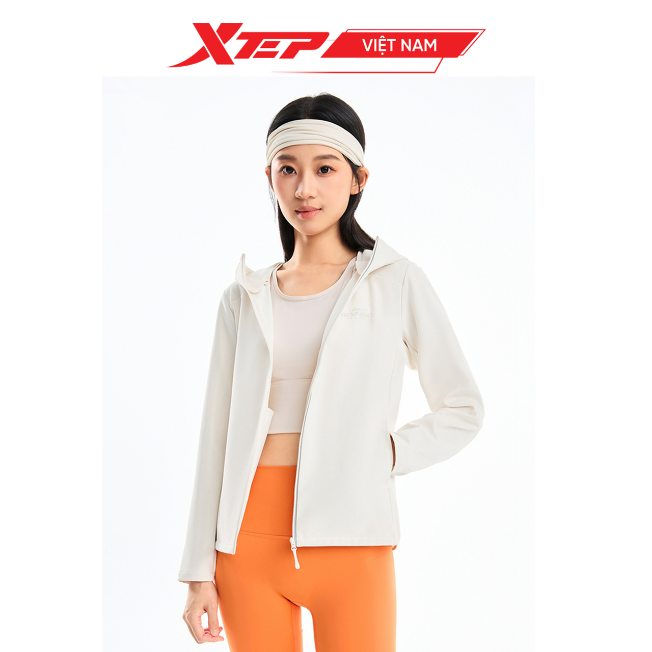  Áo Khoác Thể Thao Nữ Xtep 8753283C0045 