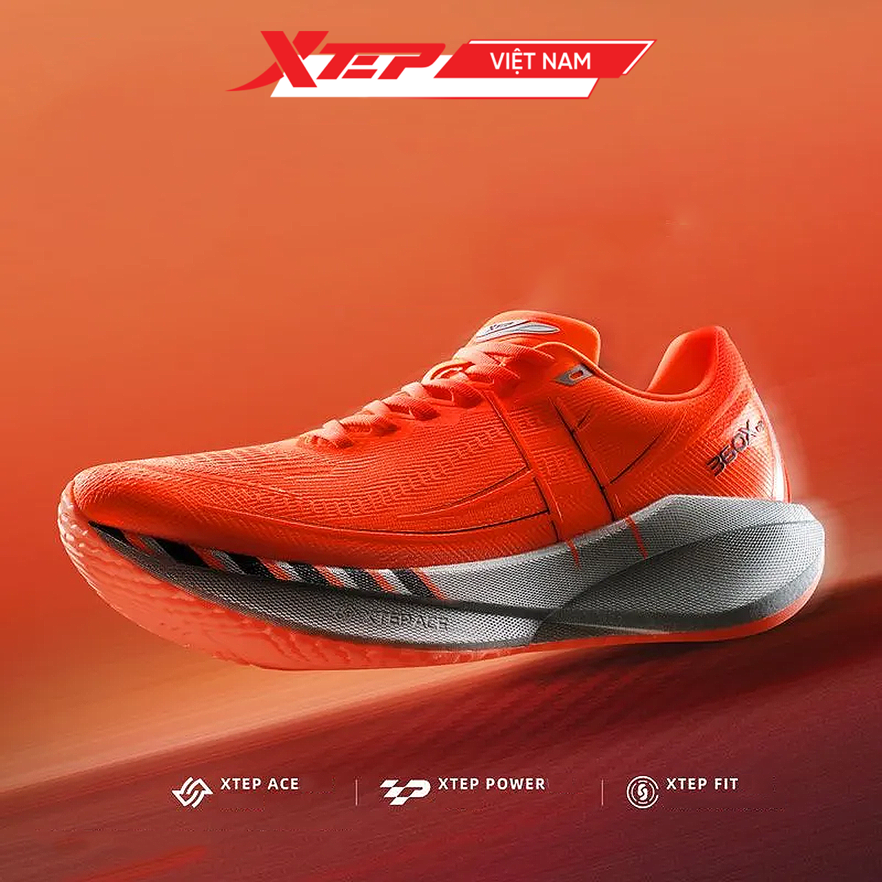  Giày Chạy Bộ Nữ 360X 2.0 Xtep 975418110064 