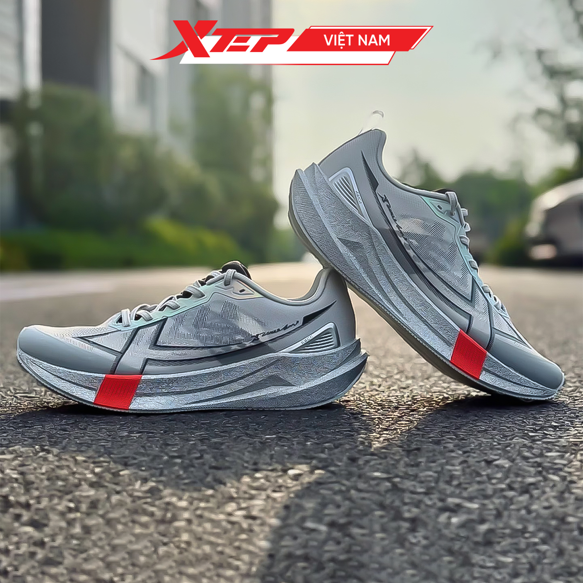  Giày chạy bộ nam 2000km 5.0 Xtep 874119110023 (OL) 