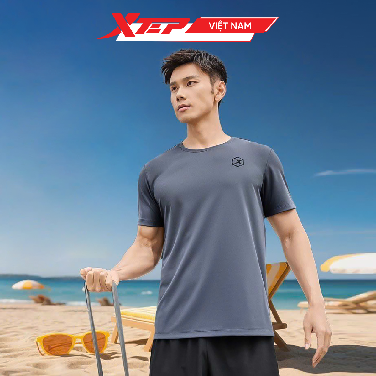  Áo Thun Thể Thao Nam Xtep 875229010174 (OL) 