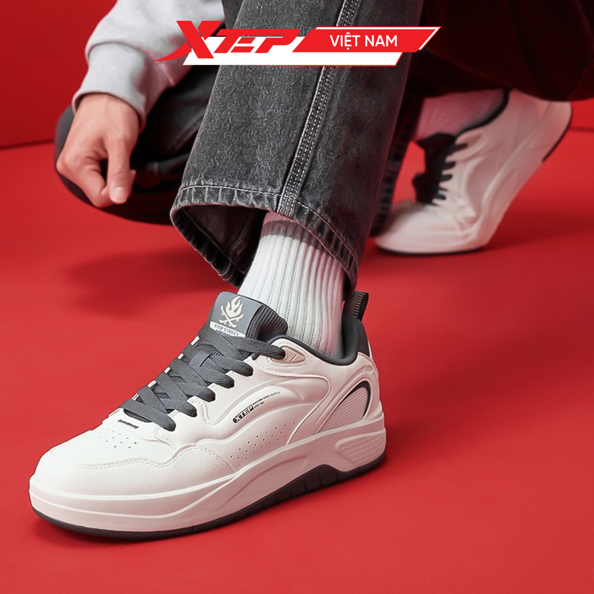  Giày Sneaker Nam Xtep 974119310026 