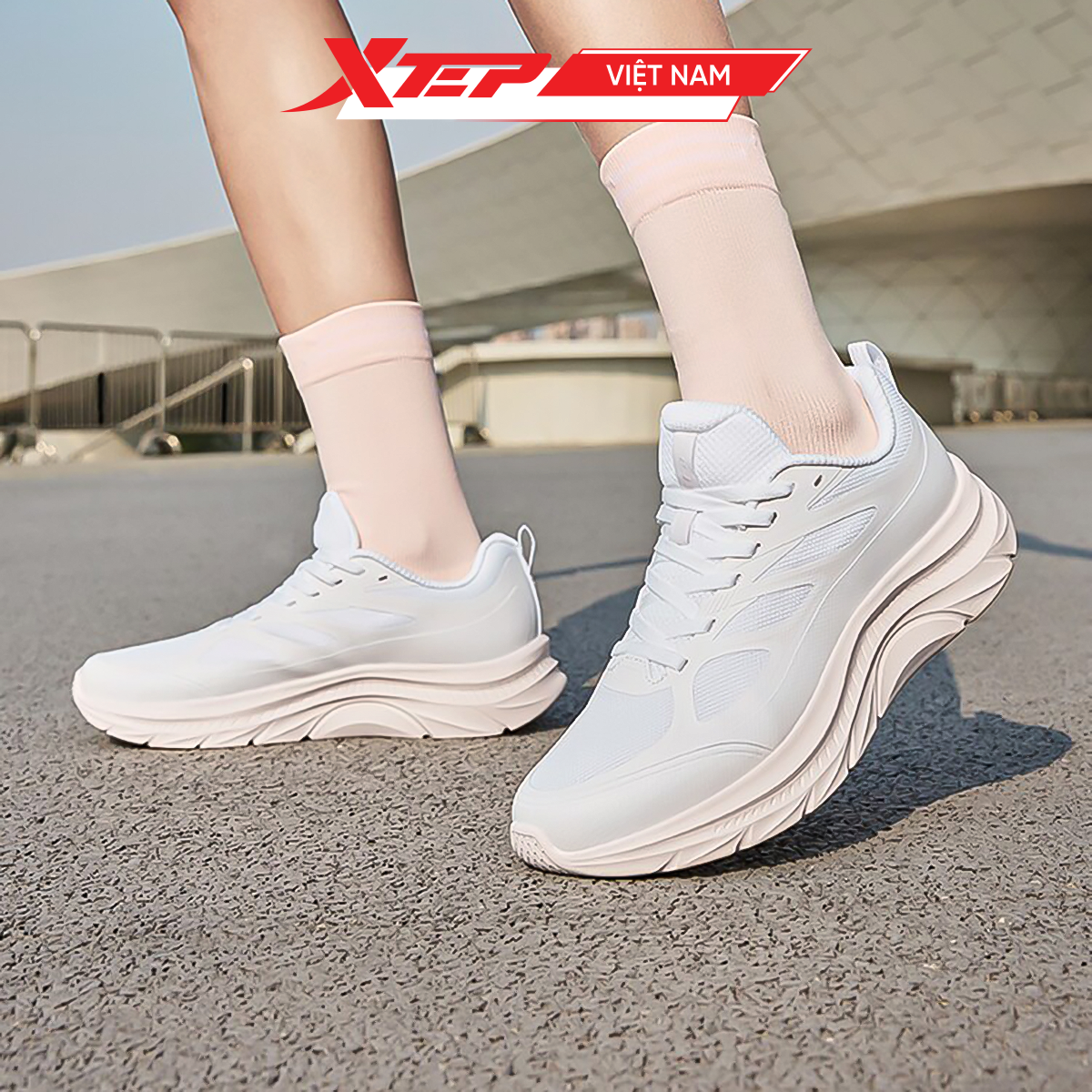  Giày Chạy Bộ Nữ Xtep Qingyue FW 875318110019 (OL) 