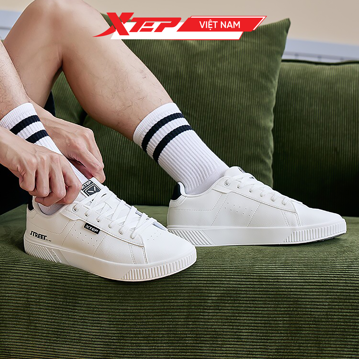  Giày Sneaker Nam Xtep 974219310058 