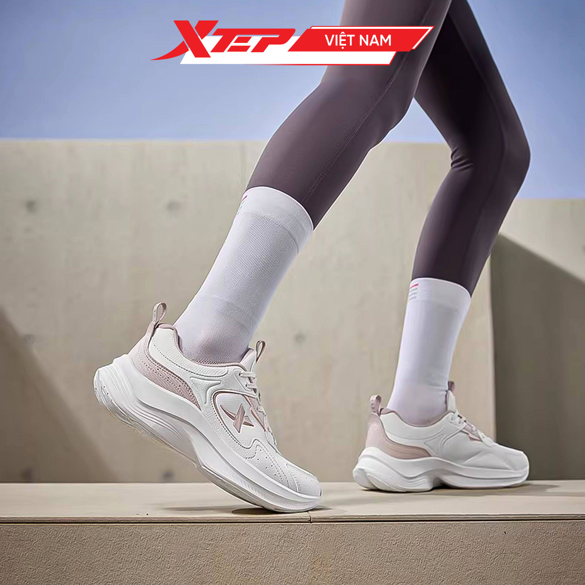  Giày Chạy Bộ Nữ Xtep 877418110023 (OL) 